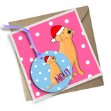 Personalised Christmas Decoration and Card