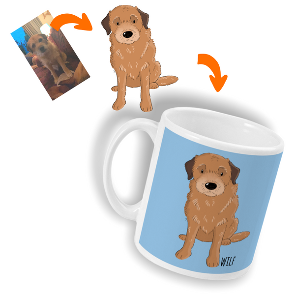 Your Dog's Portrait on a Mug!