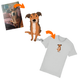 Your Dog's Portrait on a T-Shirt!