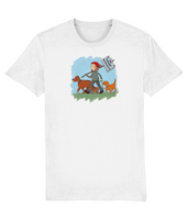 "Yes, I have got my hands full" Illustrated T-Shirt