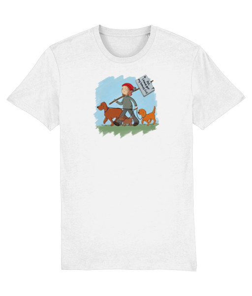 "Yes, I have got my hands full" Illustrated T-Shirt