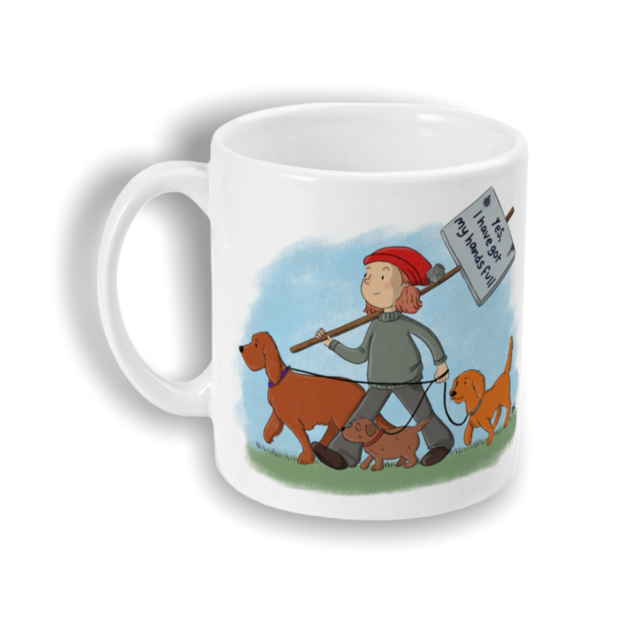 Dog walker mug best sale